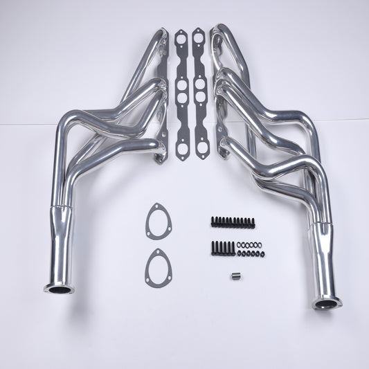 FOR 64-74 CHEVELLE/El CAMINO MONTE CARLO 283-400CI CERAMIC COAT LONG TUBE HEADER