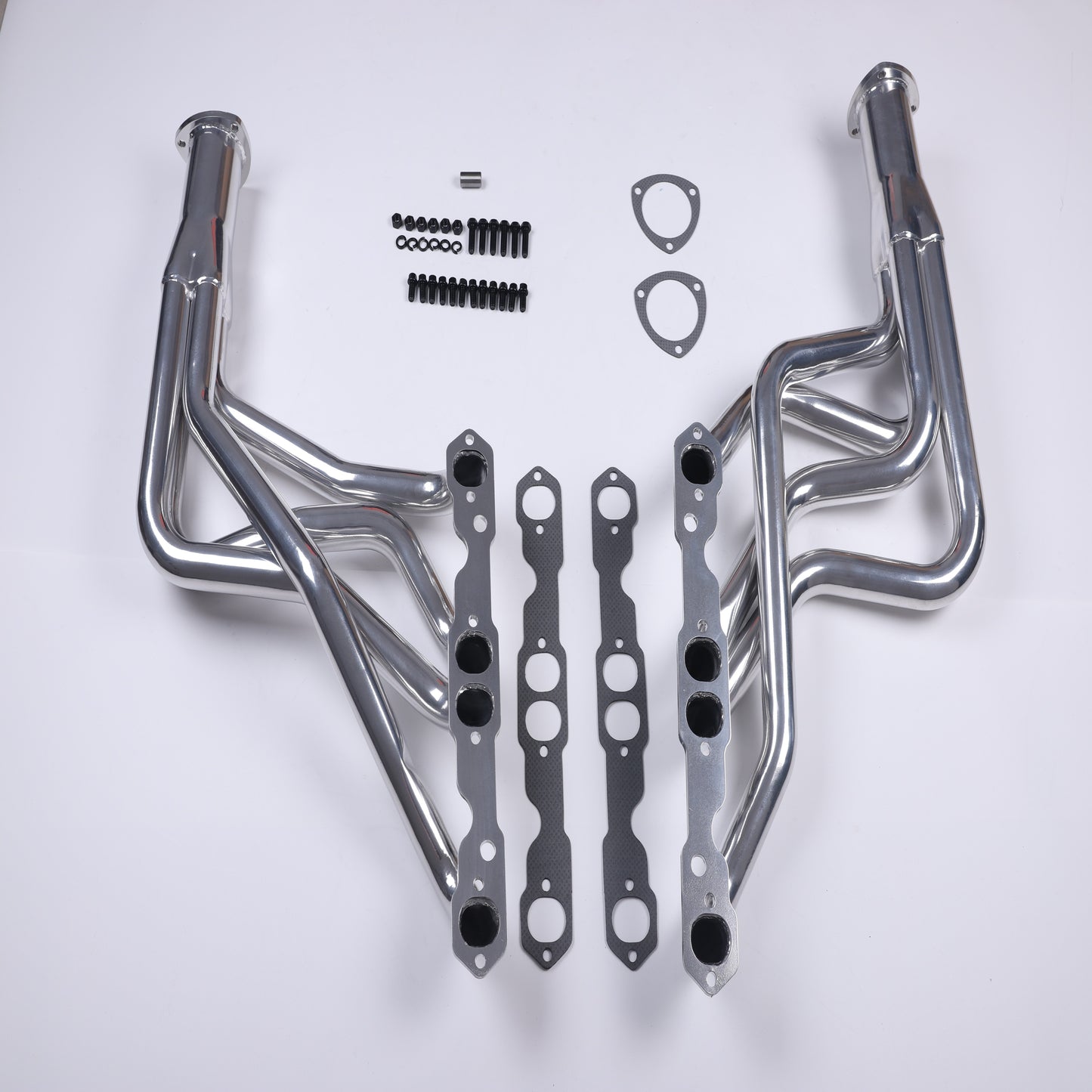 FOR 64-74 CHEVELLE/El CAMINO MONTE CARLO 283-400CI CERAMIC COAT LONG TUBE HEADER