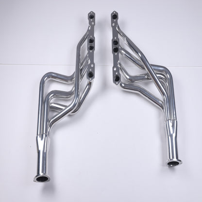 FOR 64-74 CHEVELLE/El CAMINO MONTE CARLO 283-400CI CERAMIC COAT LONG TUBE HEADER