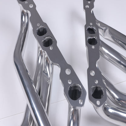 FOR 64-74 CHEVELLE/El CAMINO MONTE CARLO 283-400CI CERAMIC COAT LONG TUBE HEADER