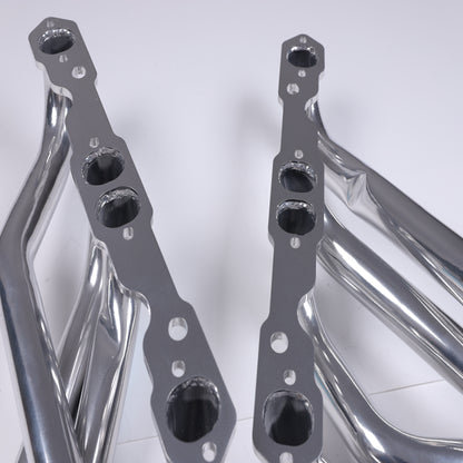 FOR 64-74 CHEVELLE/El CAMINO MONTE CARLO 283-400CI CERAMIC COAT LONG TUBE HEADER