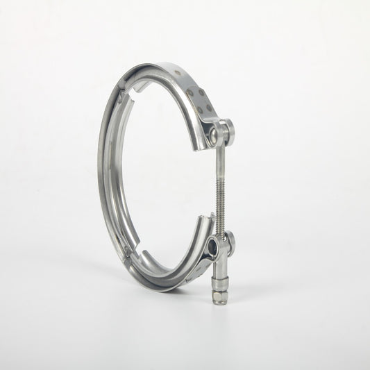4" V-Band Clamp Kit with Stainless Steel Flanges – Heavy-Duty Turbo Exhaust Connection