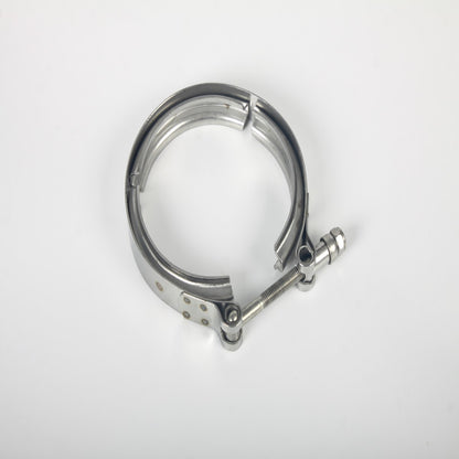 4" V-Band Clamp Kit with Stainless Steel Flanges – Heavy-Duty Turbo Exhaust Connection