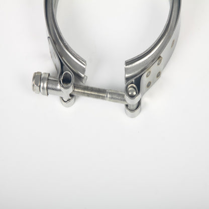 4" V-Band Clamp Kit with Stainless Steel Flanges – Heavy-Duty Turbo Exhaust Connection