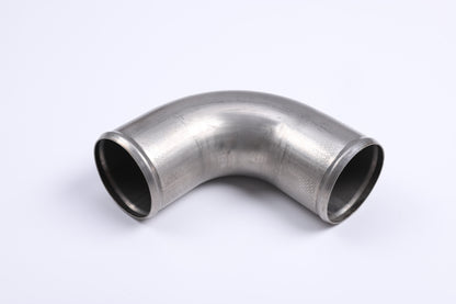 90° 3.5" (89mm) OD 304 Stainless Steel 16 Gauge Elbow Pipe – 5-5/8" CLR Universal Fit