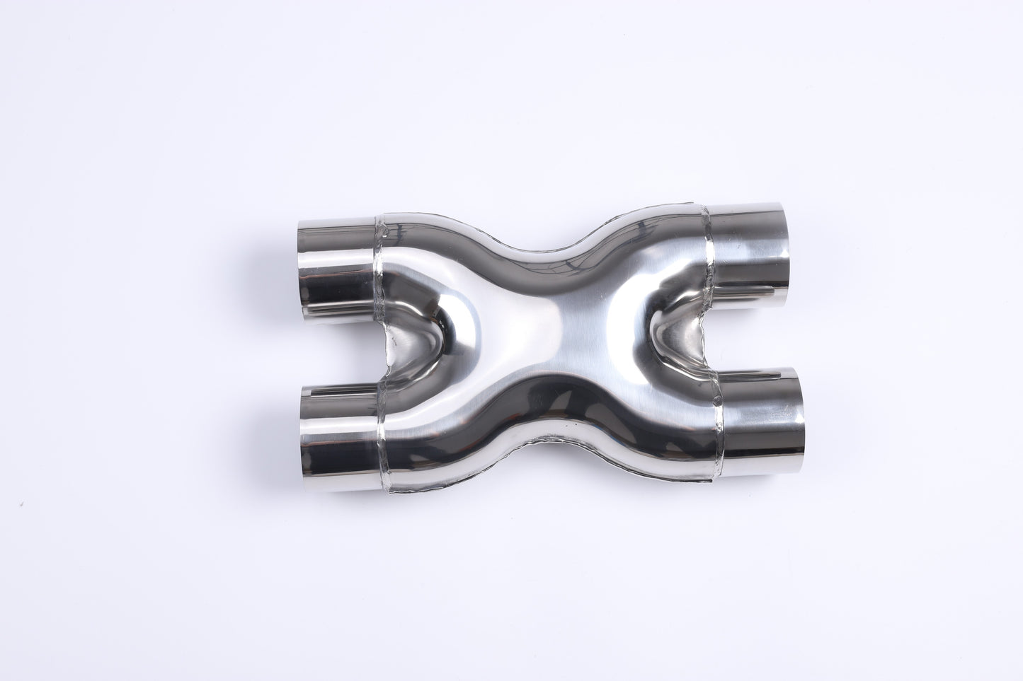 2.5" X-pipe Universal 304 stainless steel exhaust pipe