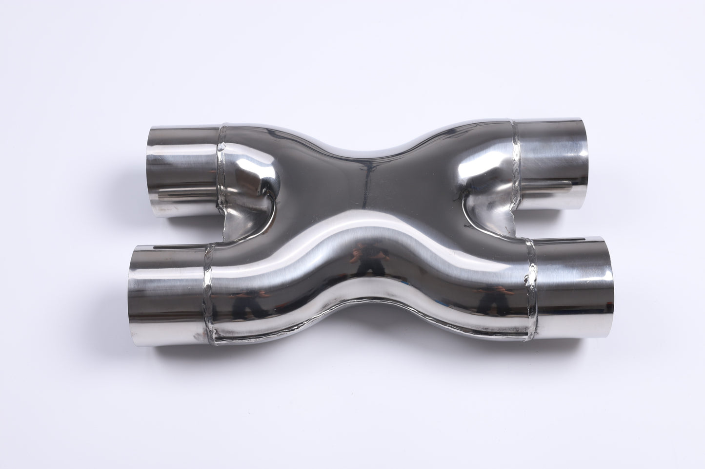 2.5" X-pipe Universal 304 stainless steel exhaust pipe