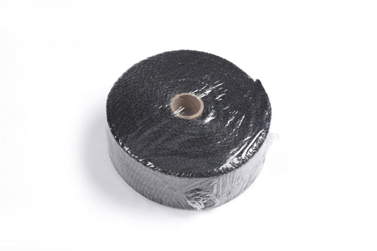 WRAP-1 Black Heat Wrap Tape 50mm x 0.8mm x 10m – High-Temperature Exhaust Wrap