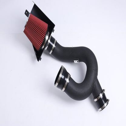 FOR 12-14 FORD F150 3.5L V6 ECOBOOST TURBO RED COLD HEAT SHIELD AIR INTAKE KIT