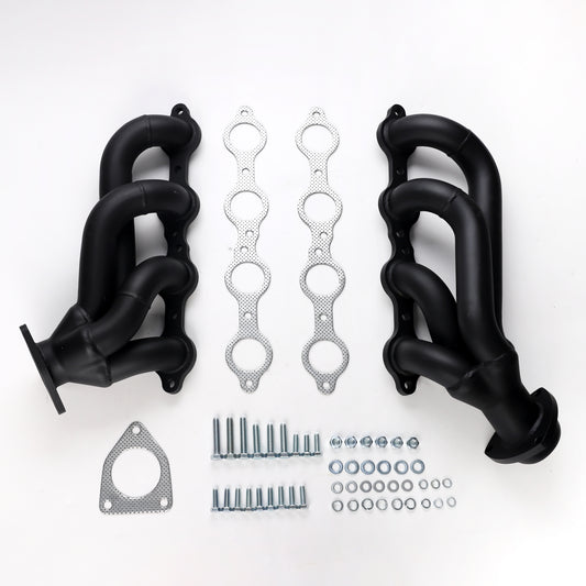 FOR 03-13 CHEVY SILVERADO/TAHOE/YUKON V8 6.0L 2WD/4WD SHORTY HEADERS CERAMIC