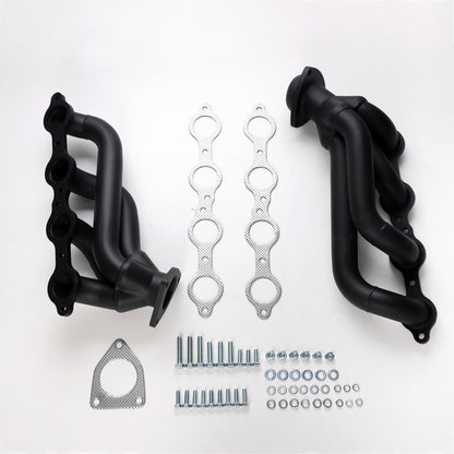 FOR 03-13 CHEVY SILVERADO/TAHOE/YUKON V8 6.0L 2WD/4WD SHORTY HEADERS CERAMIC