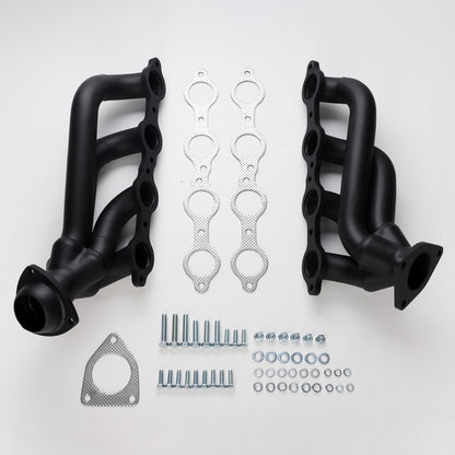 FOR 03-13 CHEVY SILVERADO/TAHOE/YUKON V8 6.0L 2WD/4WD SHORTY HEADERS CERAMIC