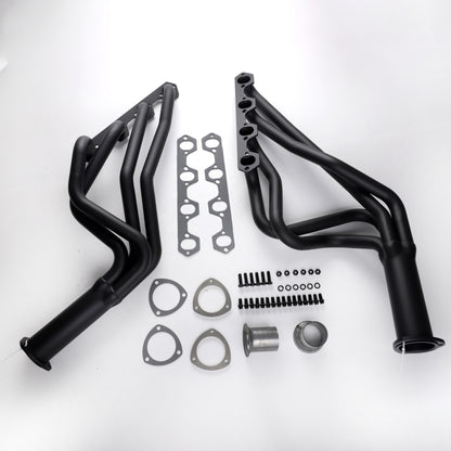 For 64-70 Mustang 67-70 Cougar 260-302W Tube Size 1.5" Collector Size 3" Long Tube Headers