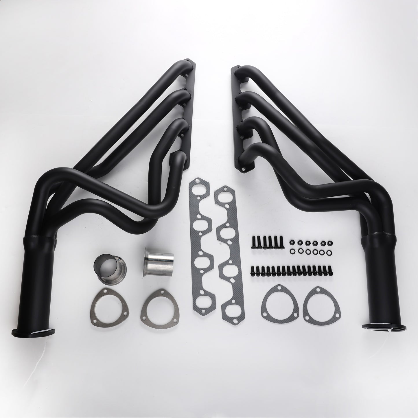 For 64-70 Mustang 67-70 Cougar 260-302W Tube Size 1.5" Collector Size 3" Long Tube Headers