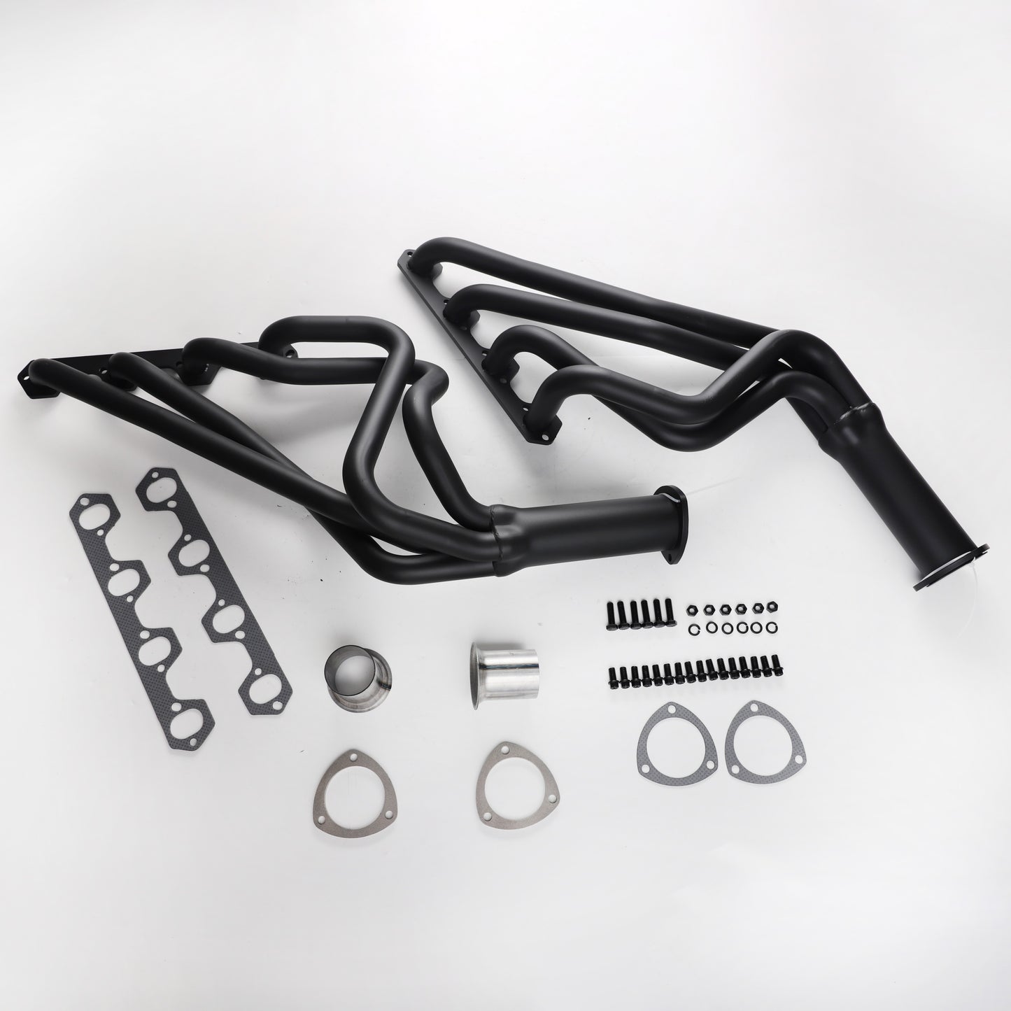 For 64-70 Mustang 67-70 Cougar 260-302W Tube Size 1.5" Collector Size 3" Long Tube Headers