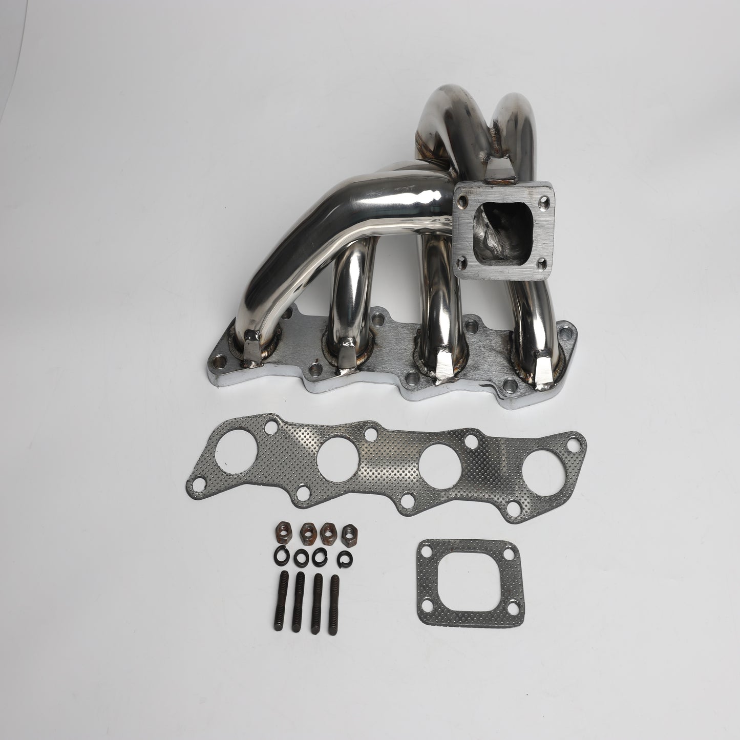 Nissan KA24DE Turbo Exhaust Manifold – High Performance Stainless Steel Header