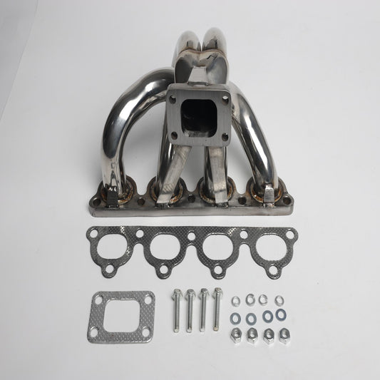 Honda D16 TD40 Turbo Exhaust Manifold Stainless Steel Performance Upgrade