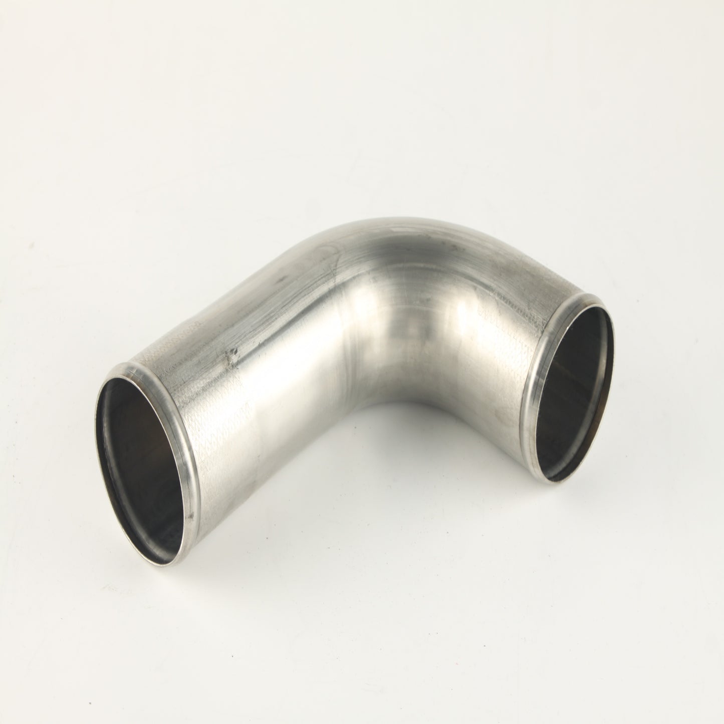 90 Degree 3.5" OD 304 Stainless Steel Elbow Pipe – 16 Gauge 5-5/8" CLR Universal Fit