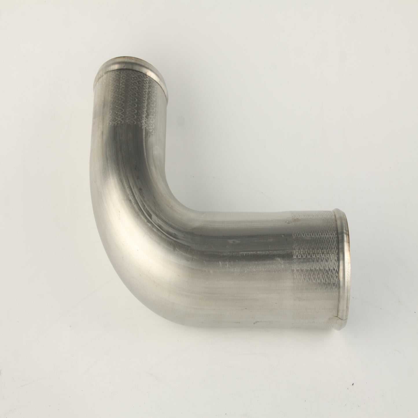 90 Degree 3.5" OD 304 Stainless Steel Elbow Pipe – 16 Gauge 5-5/8" CLR Universal Fit