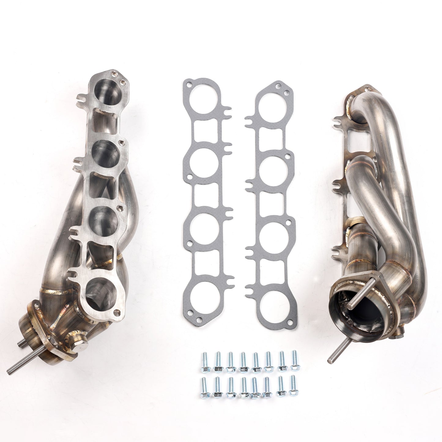 Shorty Style Headers-Raw Finish For 09-23  Challenger/Charger/300 5.7L-V8 1-3/4"