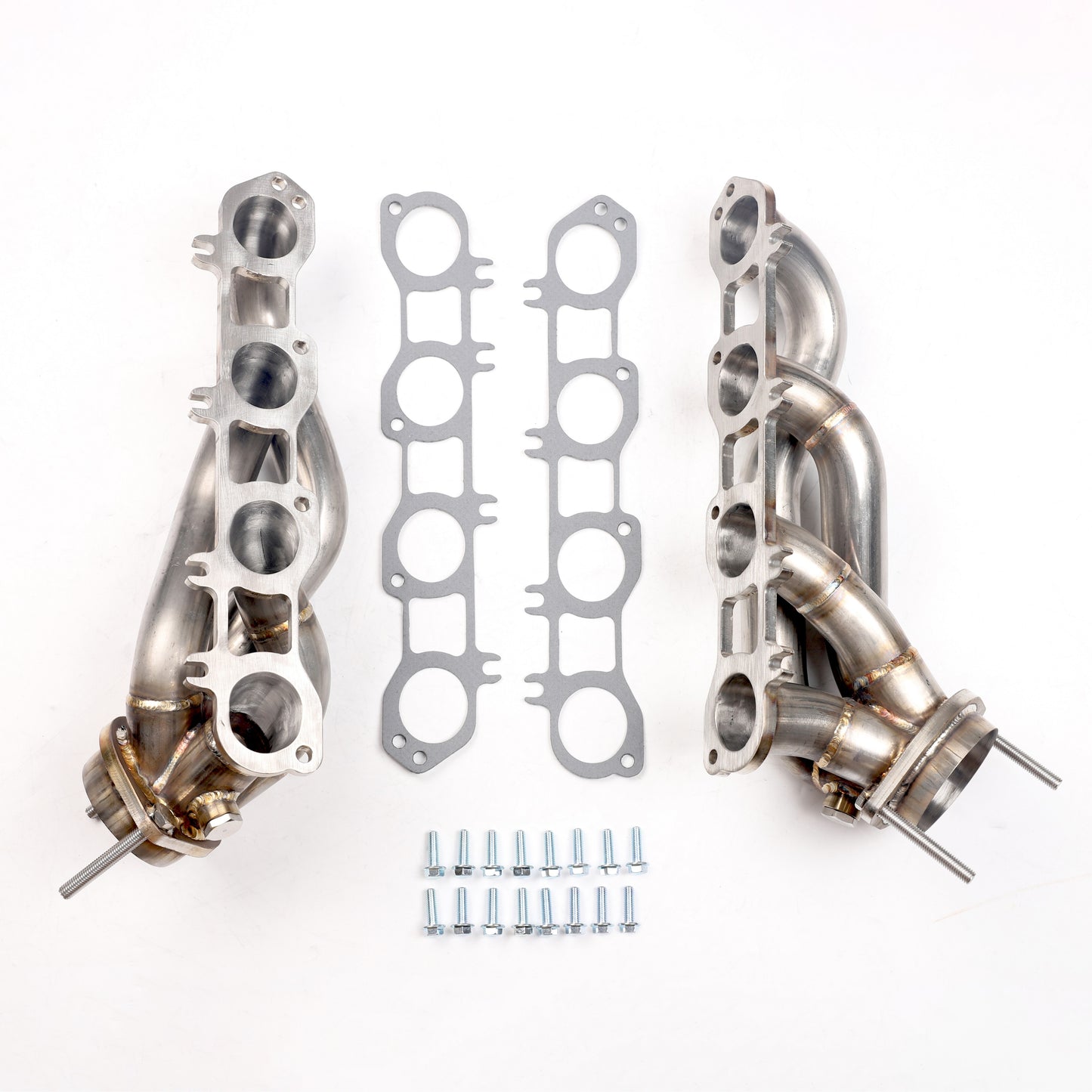 Shorty Style Headers-Raw Finish For 09-23  Challenger/Charger/300 5.7L-V8 1-3/4"