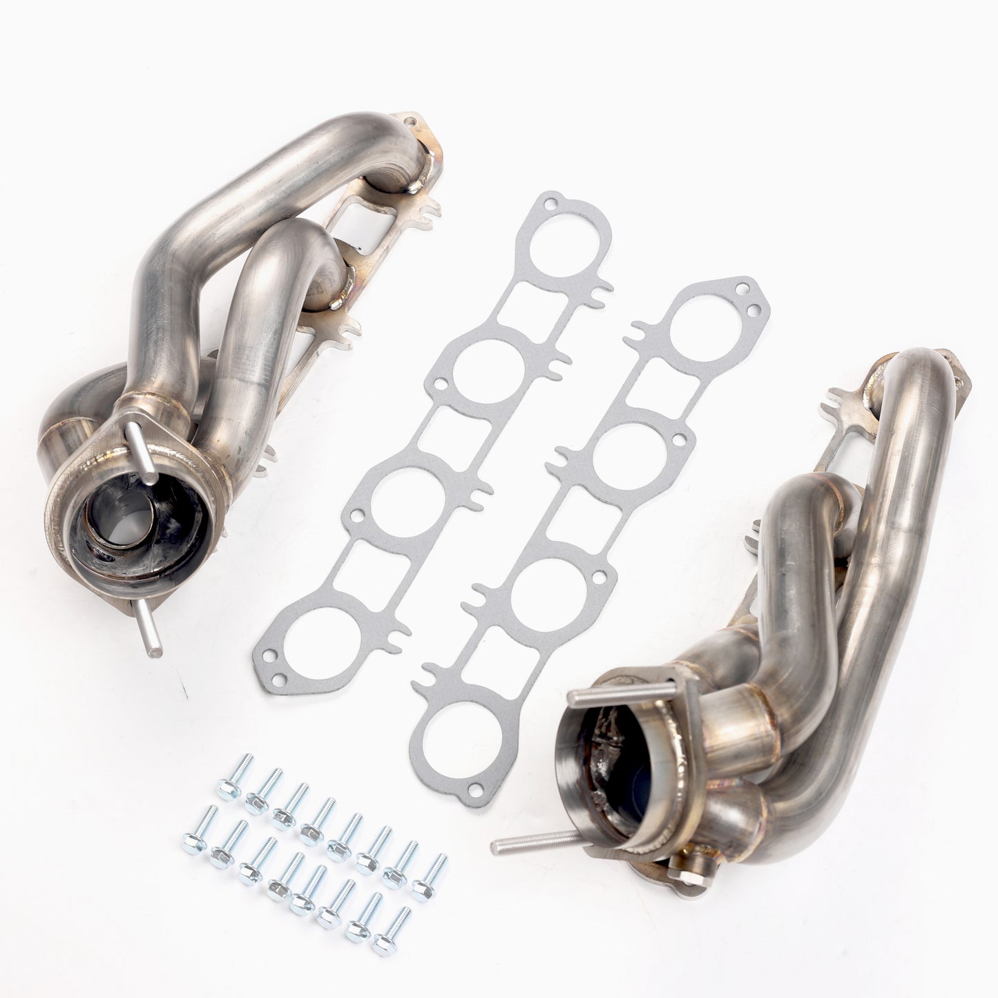 Shorty Style Headers-Raw Finish For 09-23  Challenger/Charger/300 5.7L-V8 1-3/4"