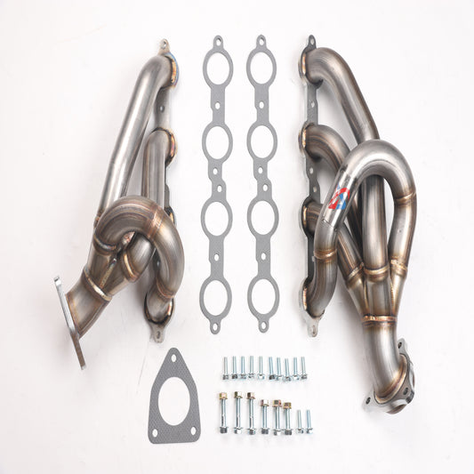 1-3/4" FOR 08-13 CHEVY SILVERADO GMC SIERRA 1500 5.3L V8 SHORTY HEADERS