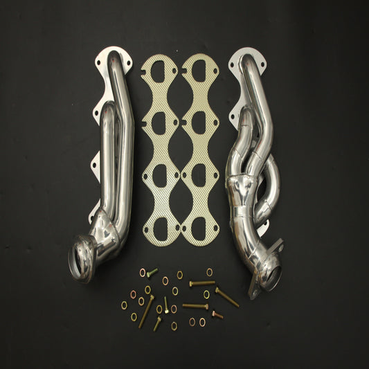 For 2004-2008 Ford F-150 V8-5.4L Shorty Header Ceramic Silver