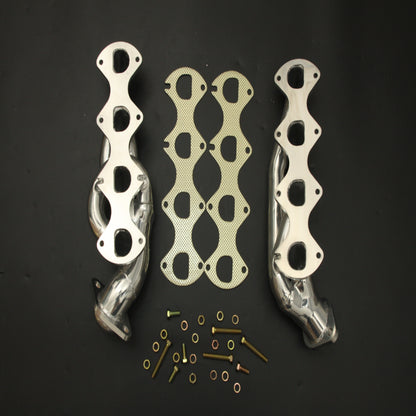 For 2004-2008 Ford F-150 V8-5.4L Shorty Header Ceramic Silver