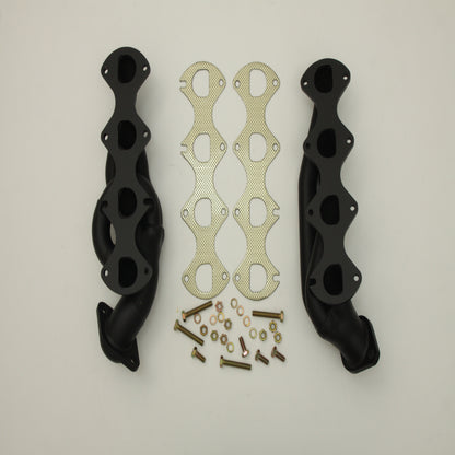 2004–2008 Ford F-150 5.4L V8 Black Painted Shorty Exhaust Headers